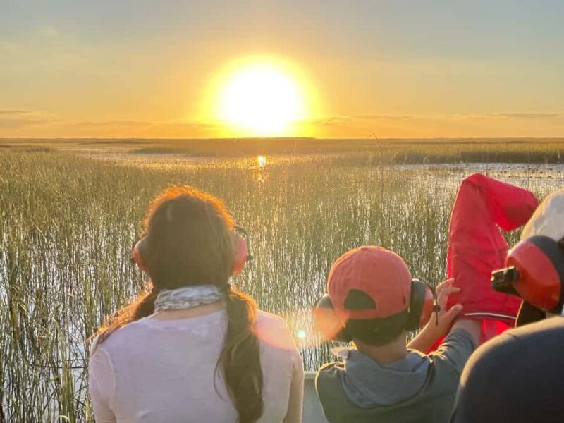 Everglades: Miami River of Grass Private Airboat Sunset Tour - Key Points