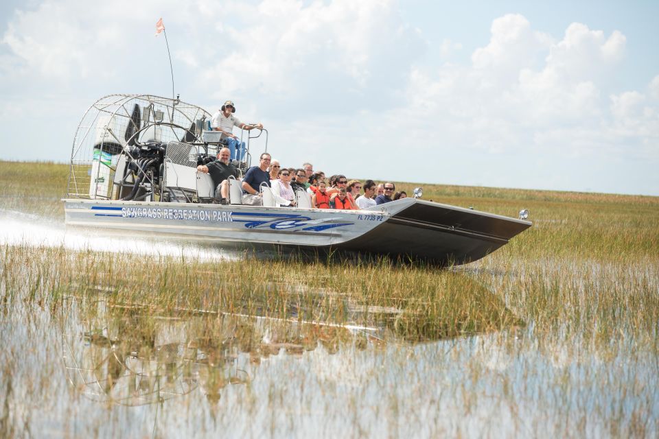 Everglades: Sawgrass Park Day Time Airboat Tour & Exhibits - Inclusions