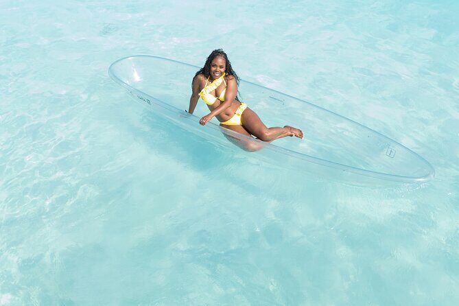 Exclusive Aerial Reflection: Solo Clear Kayak in Turks and Caicos - The Sum Up