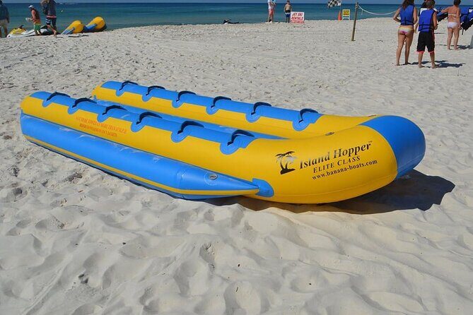 Exclusive Fun Adventure on a Banana Boat Water Ride - The View and Atmosphere