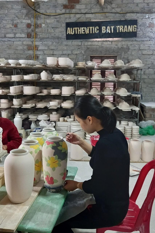 Experience the Art of Ceramic Painting | Hanoi's Old Quarter - Studio Environment