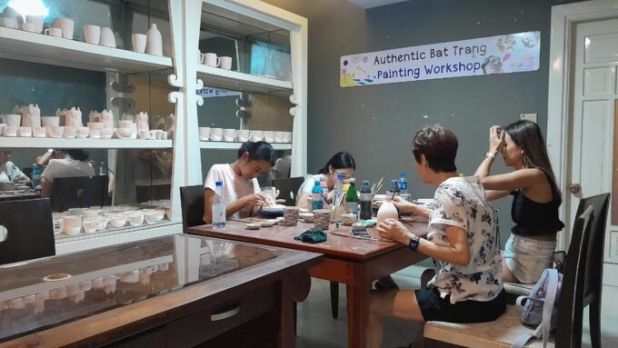 Experience the Art of Ceramic Painting | Hanoi's Old Quarter - Capturing Artistic Memories