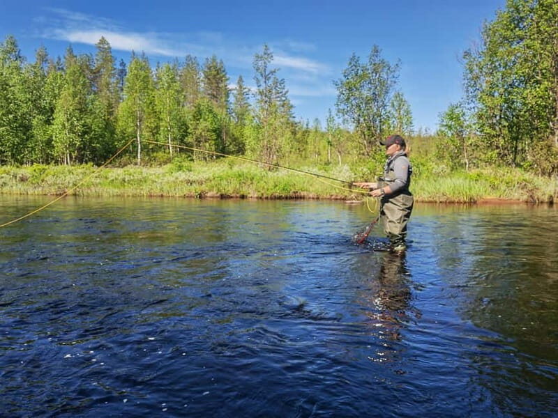 Experience the beautiful Marrasjoki - Discovering Marrasjoki: An Authentic Finnish Fishing Experience
