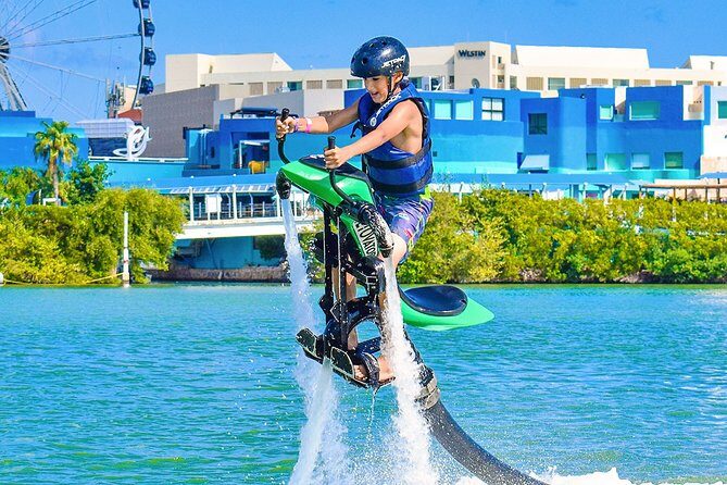 Experience the JETOVATOR water activity in CANCUN. Equipment included - What to Expect from Your Jetovator Adventure