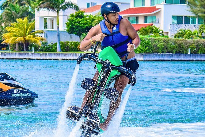 Experience the JETOVATOR water activity in CANCUN. Equipment included - FAQ