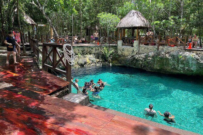 Explore 3 Cenotes + 1 Lagoon a tour Full Day only from Cancun - Key Points