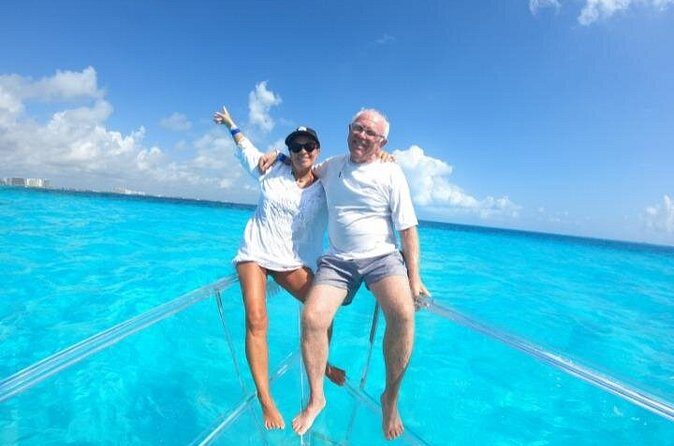 Explore Caribbean in a Transparent Boat in Isla Mujeres - Comfort and Safety