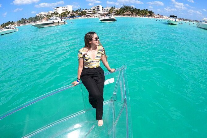 Explore Caribbean in a Transparent Boat in Isla Mujeres - What’s Not Included