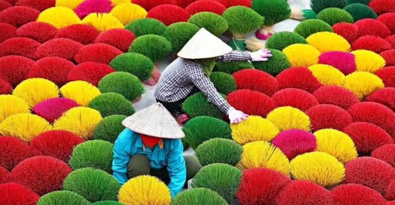 Explore Hanoi Incense Village Tour & Traditional Crafts - Embrace Traditional Conical Hat Craftsmanship in Chuong Village
