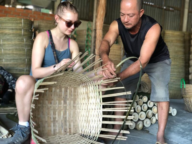 Explore Lung Ngoc Hoang Nature Reservation - Bamboo Basket-Making Village