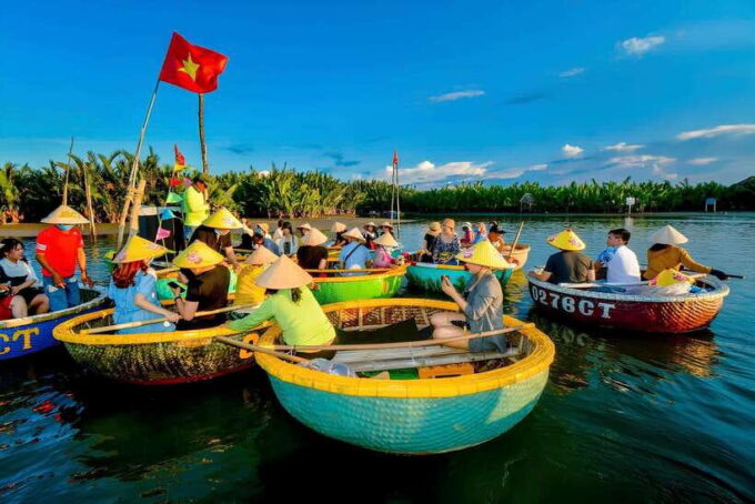 Exploring the Waterways - Cam Thanh Coconut -Lantern Making - The Tranquil Boat Journey