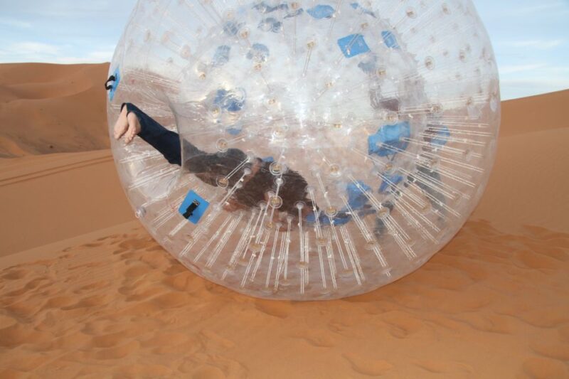 Extreme Adventure With Harness Zorbing in Merzouga Dunes - Dune Exploration and Excitement