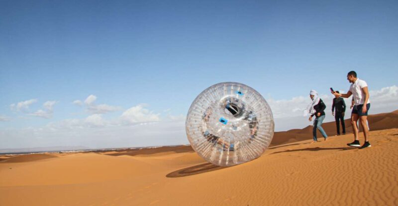 Extreme Adventure With Harness Zorbing in Merzouga Dunes - Safety Precautions and Briefing