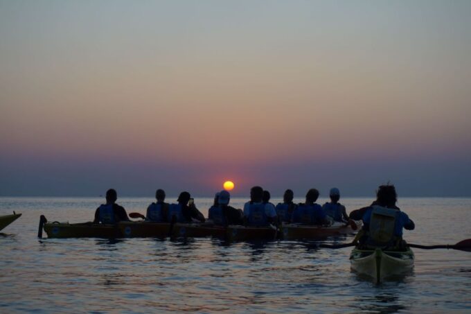 Faliraki: Sunrise Sea Kayaking Experience With Breakfast - Kayaking to Anthony Quinn Bay