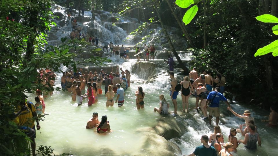 Falmouth: Dunn's River Falls & Bamboo Beach Club VIP Access - Dunns River Falls