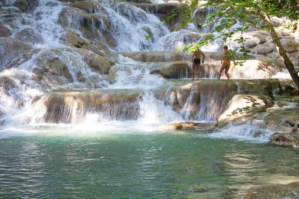 Falmouth: Dunns River Falls & River Tubing With Lunch - Key Points