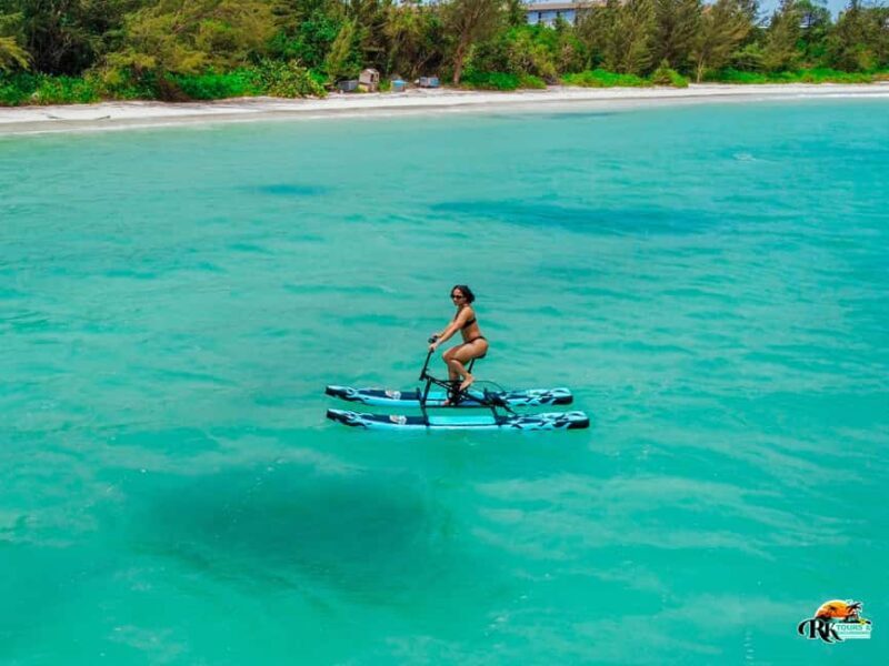 Falmouth: Luxury Water Bike Ride with Drone Photoshoot - Key Points