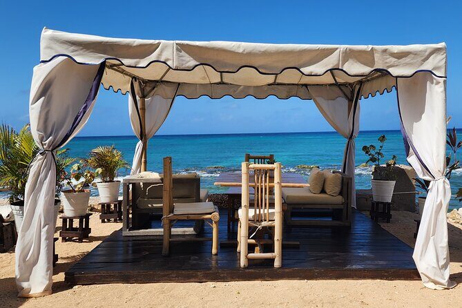 Falmouth Oceanfront Cabana Experience - Key Points