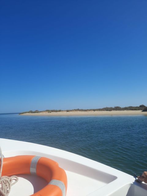 Faro: Royal Pudding Real Boat Tours 6h Ria Formosa Boat Tour - Life Jackets and Water