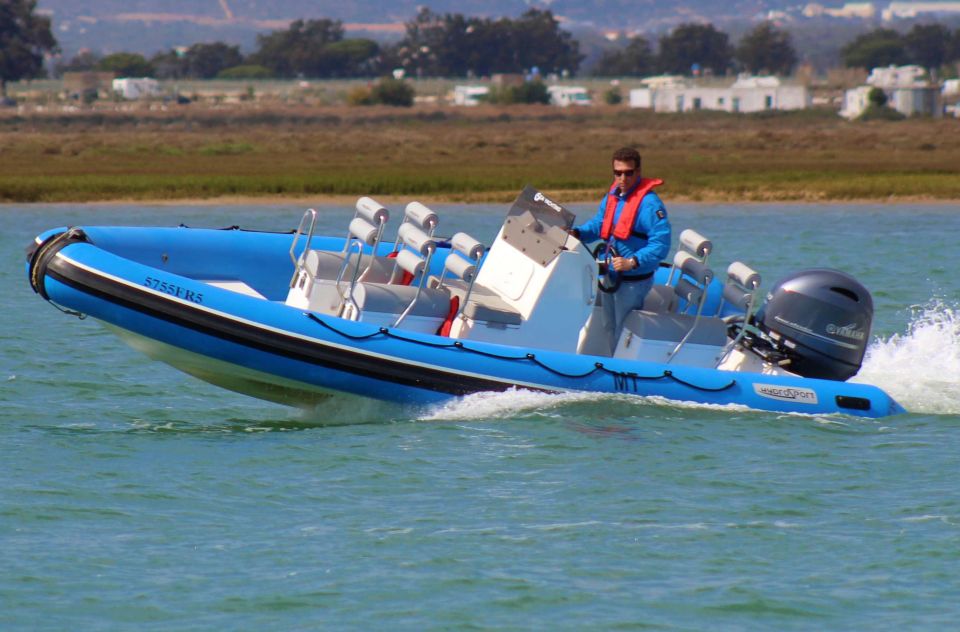 Faro: Speed Boat Tour - Visiting Praia Da Ilha Deserta