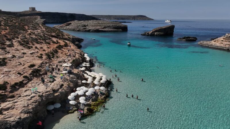 Ferry service to Blue Lagoon (opt. stop in Gozo)& Caves trip - Key Points