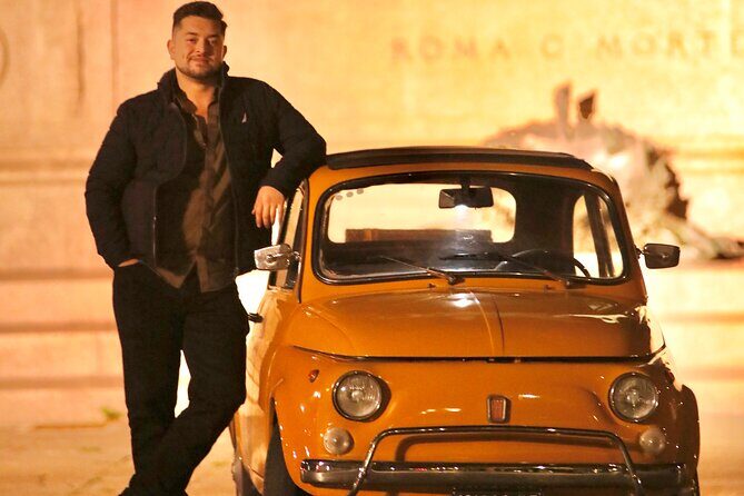 Fiat500 Night&Sunset Photoshoot, with a Roman, pickup included - FAQ