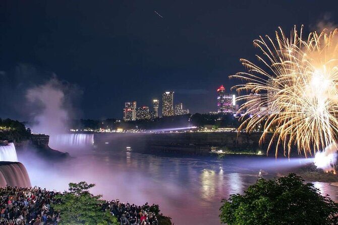 Fireworks & Falls Glow Walking Tour Canada + Skylon Tower - What to Expect from This Niagara Falls Evening Tour