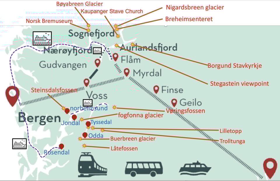 Flexible tour to Hardangerfjord vøringsfossen cruise include - The Itinerary Breakdown: What You’ll Experience