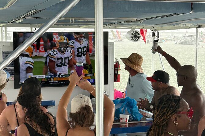 Floating Tailgate Tour at Crab Island and Watch Football on Water - Key Points