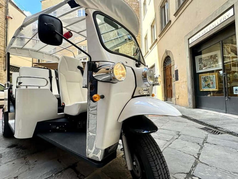 Florence: Eco Golf Car & e Tuk Tuk City Tour - Key Points