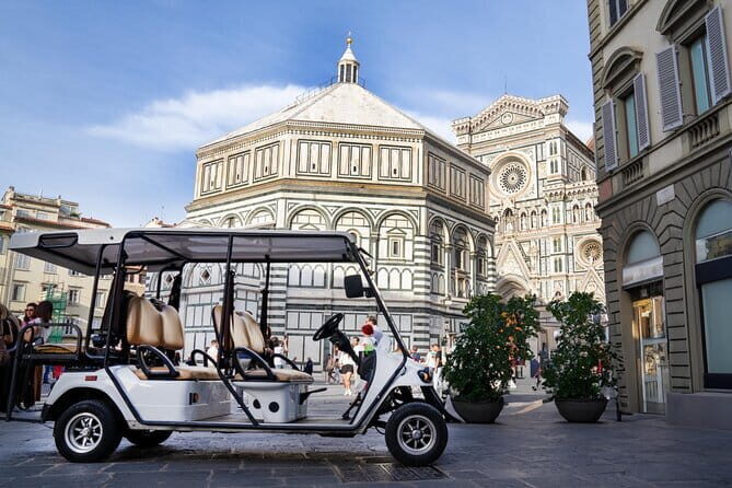 Florence Golf Cart Tour of the Center and Piazzale Michelangelo - Key Points