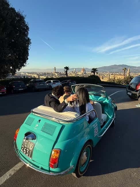 Florence: Guided Vintage Electric Fiat 500 City center Tour - Key Points