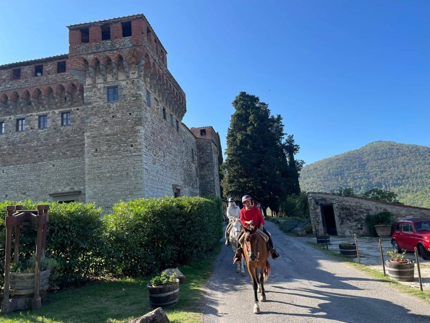 Florence: Horse Ride 3h and Wine Tasting&Lunch at a Castle - Pricing and Inclusions