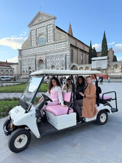 Florence Pink Tour: Private Golf Cart Tour - Itinerary Breakdown