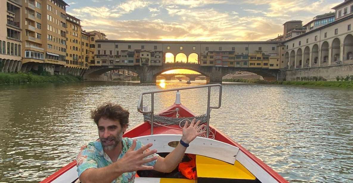 Florence: Private Boat Tour With Wine - Key Points