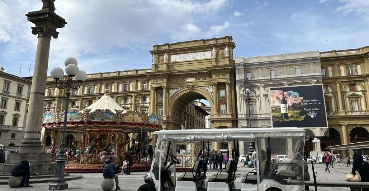 Florence: Private Tour by Golf Cart With Audio Guide - Pickup and Logistics