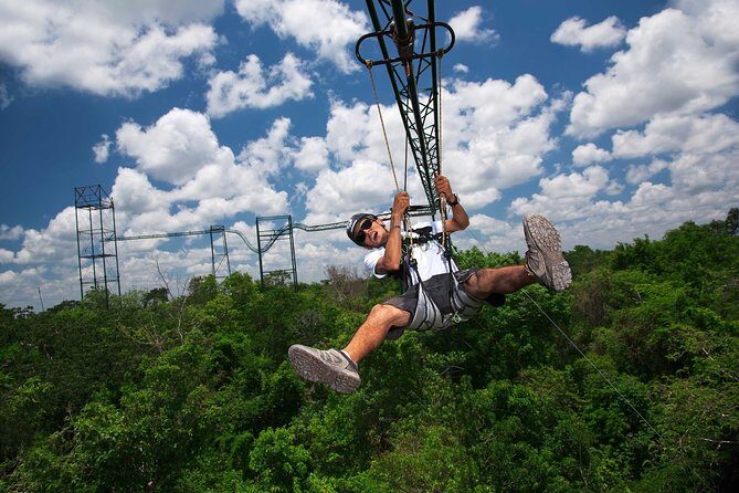 FLY OVER THE JUNGLE extreme Zip Line Circuit, Aqua Zip and more! - Key Points
