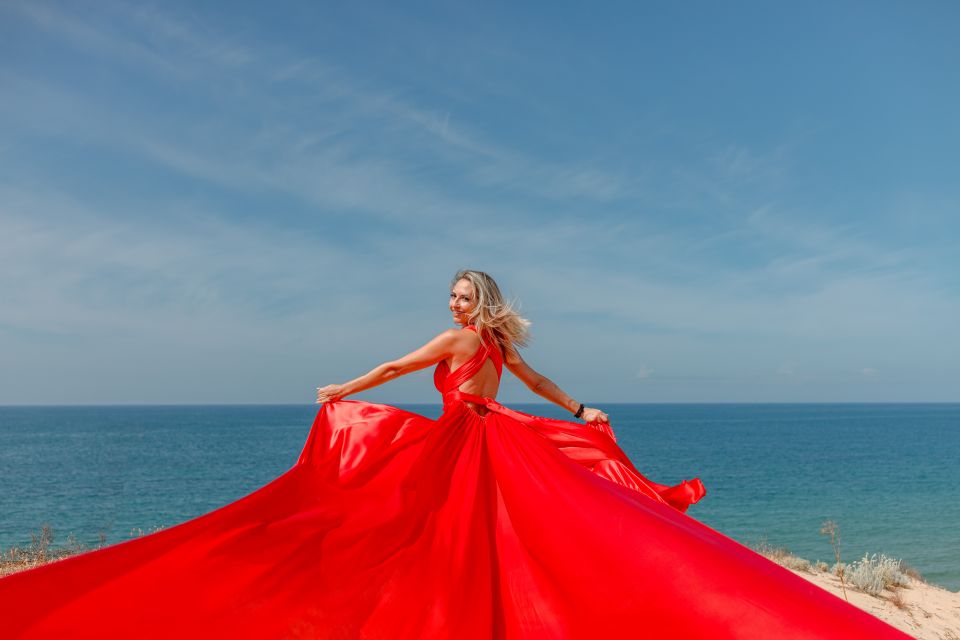 Flying Dress Algarve Experience - Photoshoot With Photographer and Assistant