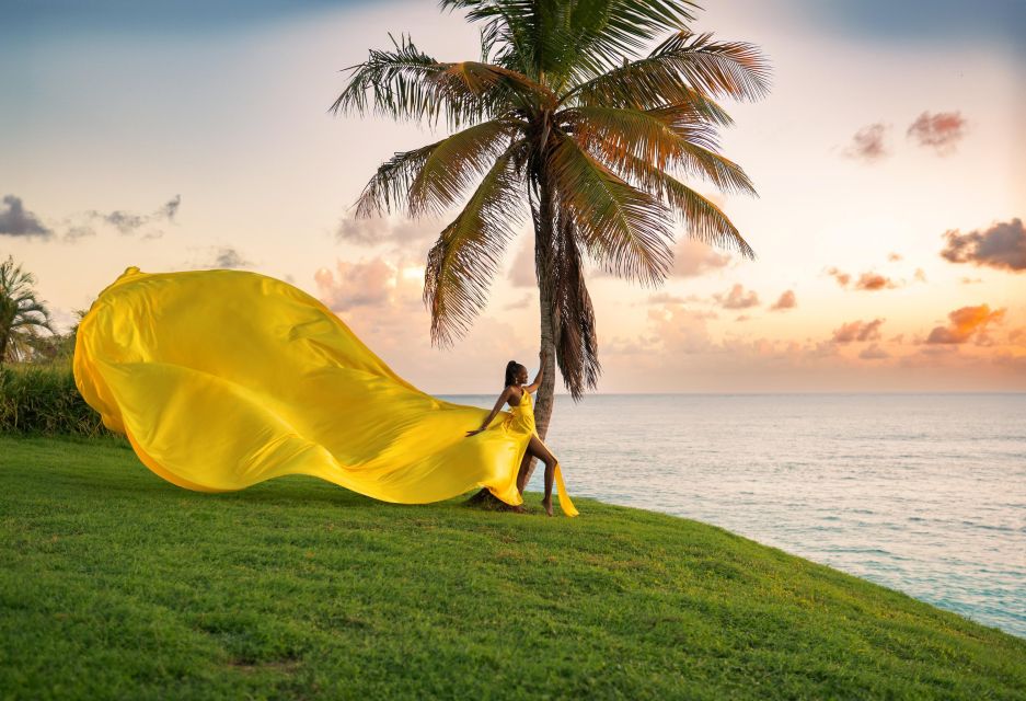 Flying Dress Barbados Photoshoot Experience - Flying Dress Rental
