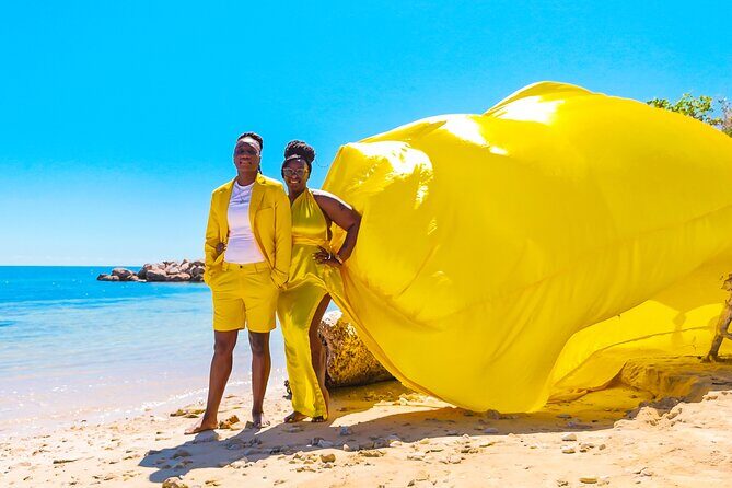 Flying Dress Clear Kayak/Boat Drone Photo Shoot in Montego Bay - Frequently Asked Questions