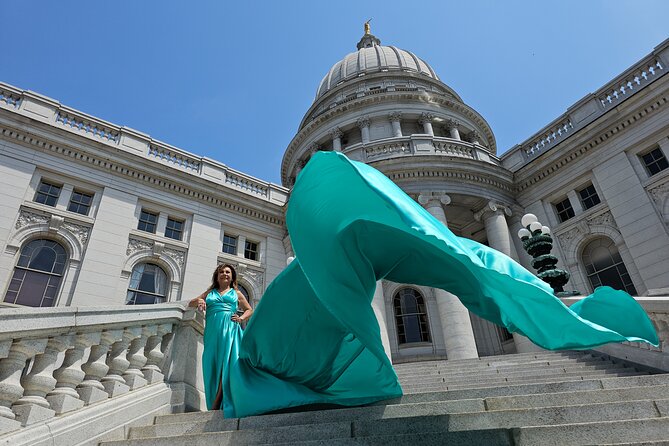 Flying Dress Photo Shoot in Madison WI - Location and Meeting Details