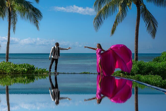 Flying Dress Photo Shoot in the Mexican Caribbean - The Value of This Experience