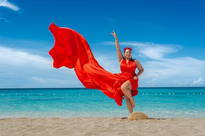 Flying Dress Photoshoot at Doctors Cave Beach Montego Bay Jamaica - What Is the Flying Dress Photoshoot?