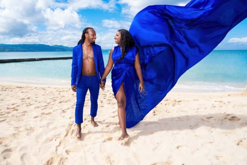 Flying Dress Photoshoot in Jamaica  Stunning Island Views - What to Expect From the Flying Dress Photoshoot