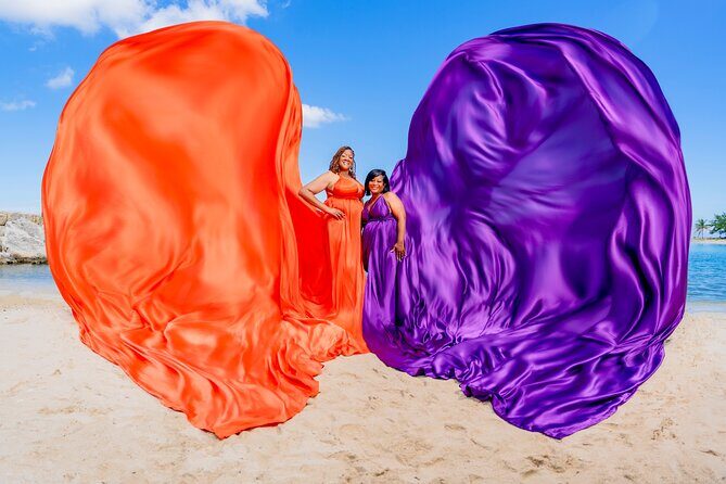 Flying Dress Photoshoot in Montego Bay  Single Person Experience - What to Expect During Your Photoshoot