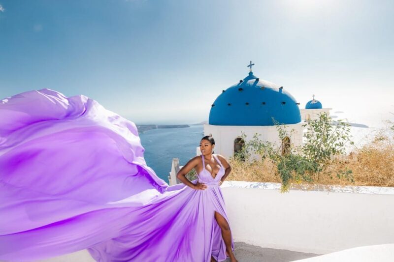Flying dress Photoshoot in Santorini with Hotel Pickup - Detailed Breakdown: The Itinerary and Experience