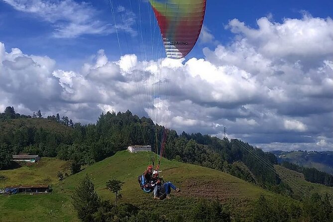 Flying Paragliding Over Medellín - Soaring Over Medellin