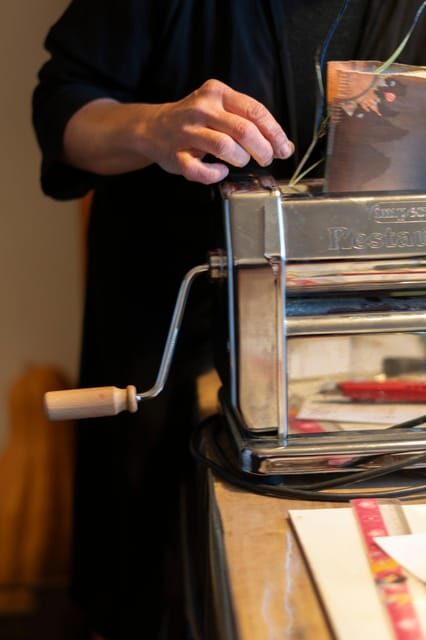 Foligno: creative craft printing workshop on SELF with tasting - The Experience in Context