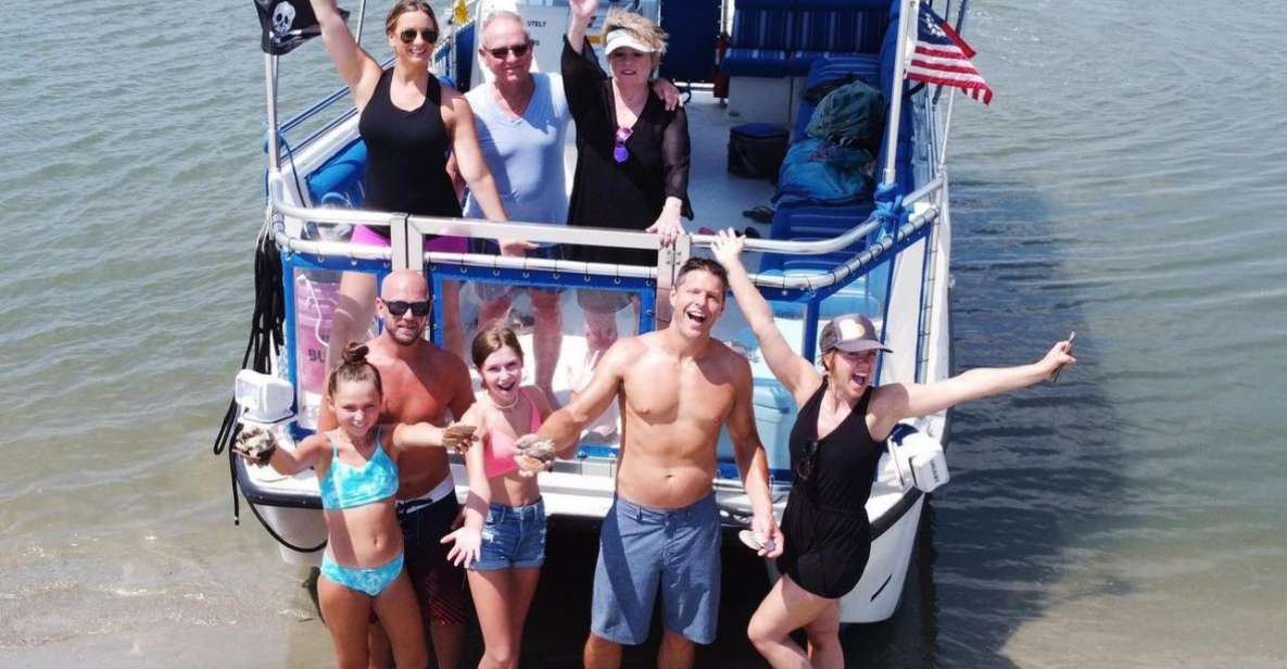 Folly Beach: Morris Island and Dolphin Watching Boat Cruise - Transportation and Departure