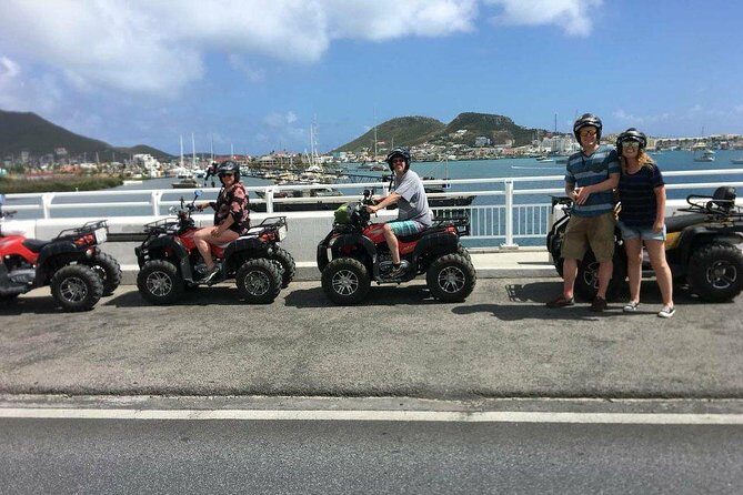 For hotel guests: Guided ATV Tour Dutch/French St. Maarten - Highlights & Beach - An In-Depth Look at the ATV Experience in St. Maarten